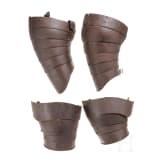Two pairs of German pauldrons, late 16th century