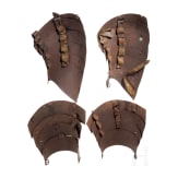 Two pairs of German pauldrons, late 16th century