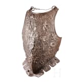 A cast iron breast plate, historicism in the style of the 16th century