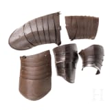 A collection of German armour parts, 2nd half of the 16th century