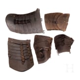 A collection of German armour parts, 2nd half of the 16th century