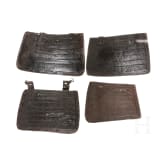 Four Flemish tassets for footman's armour, circa 1610