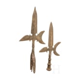 Two German halberd blades, circa 1700