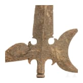 Two German halberd blades, circa 1700