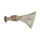 A Central European battle axe, 17th century