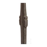A cast iron battle axe, historicism in the style of the 16th century
