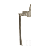 A Saxonian miner's axe, 17th/18th century