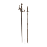 A rapier, collector's replica in the style of the 17th century