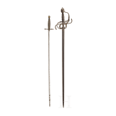 A rapier, collector's replica in the style of the 17th century