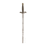 A rapier, collector's replica in the style of the 17th century