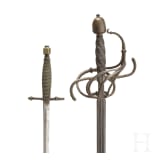 A rapier, collector's replica in the style of the 17th century