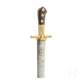A German hunting hanger, circa 1760