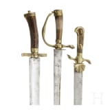 Two German hunting hangers, 18th and 19th century