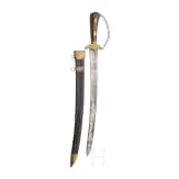 A hunting hanger with blade by Wolffertz, Solingen, last third of the 18th century