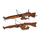 Two Western European target crossbows, 2nd half of the 20th century