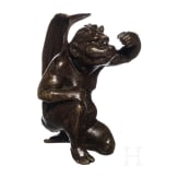 Kleine Bronzefigur eines Teufels, 19. Jhdt.