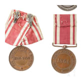 Four Scandinavian medals, 19th/20th century