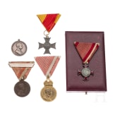 Five Austrian awards, 19th/20th century