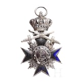 A Bavarian Military Order of Merit 4th class with crown and swords