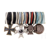A medal bar of a Bavarian world war participant