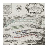 Jacob Andreas Friedrich, "Jeziges Kriegs-Theater oder Vorstellung derer Lager, Schlachten, Belagerungen, Marchen ...", Augsburg 1759 und Schlesische Zeitung 1813