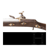 An Algerian miquelet rifle, mid-19th century