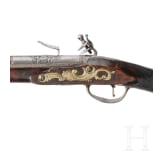 An Austrian flintlock rifle with older barrel by P.P. Schifter in Wiener Neustadt, ca. 1760