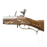 A German flintlock gun, circa 1760