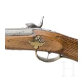 A German percussion shotgun, circa 1780