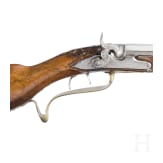 A German percussion rifle, circa 1780