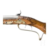 A German percussion rifle, circa 1780