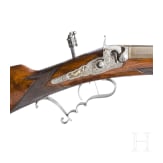 A percussion target rifle by Peter Schenk in Marienbad, circa 1850