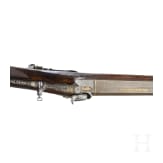 A percussion target rifle by Peter Schenk in Marienbad, circa 1850