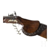 A South German/Austrian target percussion rifle by J. Sanftl, circa 1850