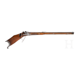 An Austrian percussion target rifle, circa 1850
