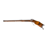 An Austrian percussion target rifle, circa 1850