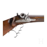 An Austrian percussion target rifle, circa 1850