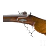 An Austrian percussion target rifle, circa 1850
