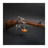 A percussion rifle, so called "Schweizer Stutzer", by Blanck in W&uuml;rzburg
