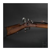 A percussion rifle M 1851, so called "Schweizer Stutzer", replica by Vollmer