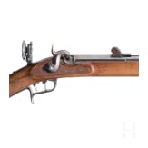 A percussion rifle M 1851, so called "Schweizer Stutzer", replica by Vollmer