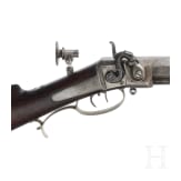 A percussion target rifle by Abijah C. Stevens, Hudson/N.Y., circa 1860
