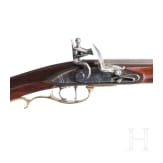 A Pedersoli replica of a "Hatfield" flintlock rifle
