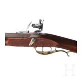 A Pedersoli replica of a "Hatfield" flintlock rifle