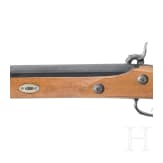 Two percussion rifles, replicas in the style of the "Hawken Rifle"