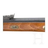 Two percussion rifles, replicas in the style of the "Hawken Rifle"