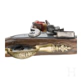 A flintlock pistol by Daniel Thiermay in Paris, circa 1740