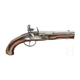 A flintlock pistol by Corbeau in Maastricht, circa 1750