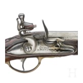 A flintlock pistol by Corbeau in Maastricht, circa 1750