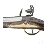 A flintlock pistol by Corbeau in Maastricht, circa 1750
